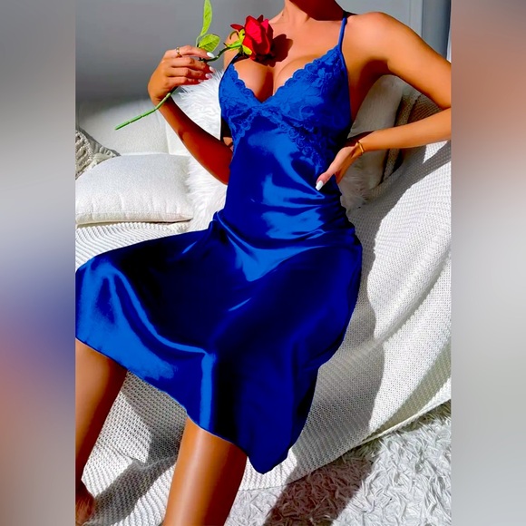 Blue Womans intimate sleepwear - Picture 4 of 5